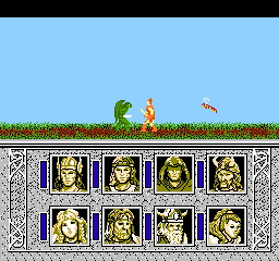 Advanced Dungeons & Dragons: Dragons of Flame screenshot 3 for Famicom
